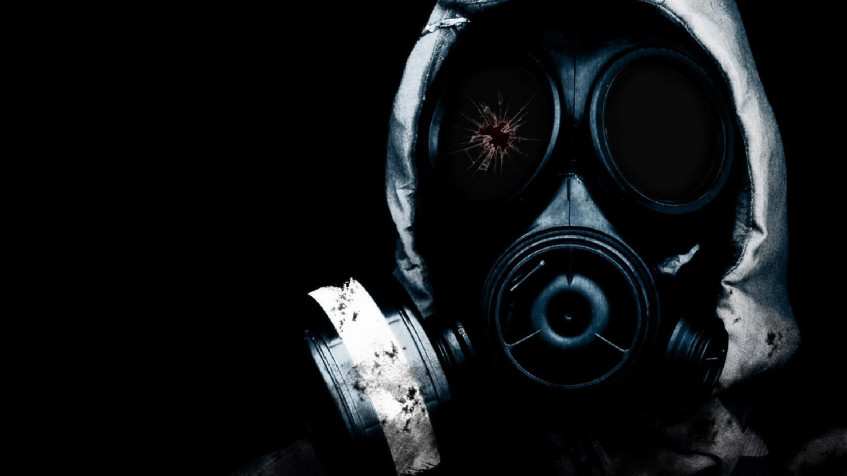 Gas Mask Full HD 1080p Wallpaper 1920x1080px