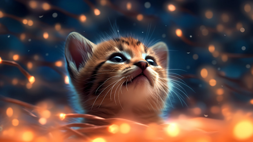 Kitten HD Wallpaper 1600x900px