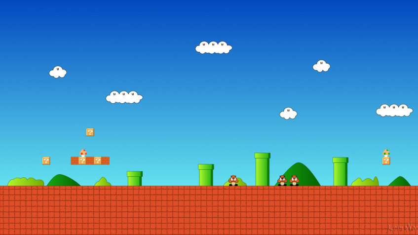 Mario Bros Full HD 1080p Wallpaper 1920x1080px