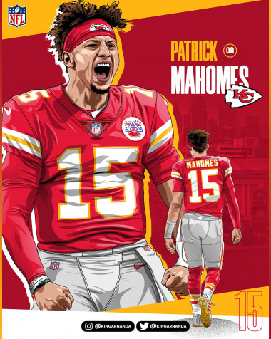 Patrick Mahomes iPhone Background Image 1920x2400px