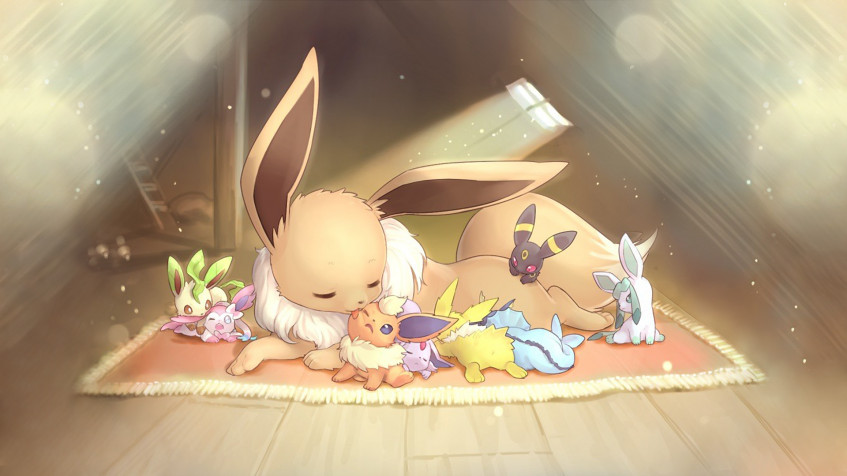 Eevee Full HD 1080p Wallpaper 1920x1080px