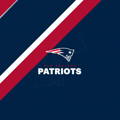 New England Patriots Logo Phone Background Image 2048x2048px