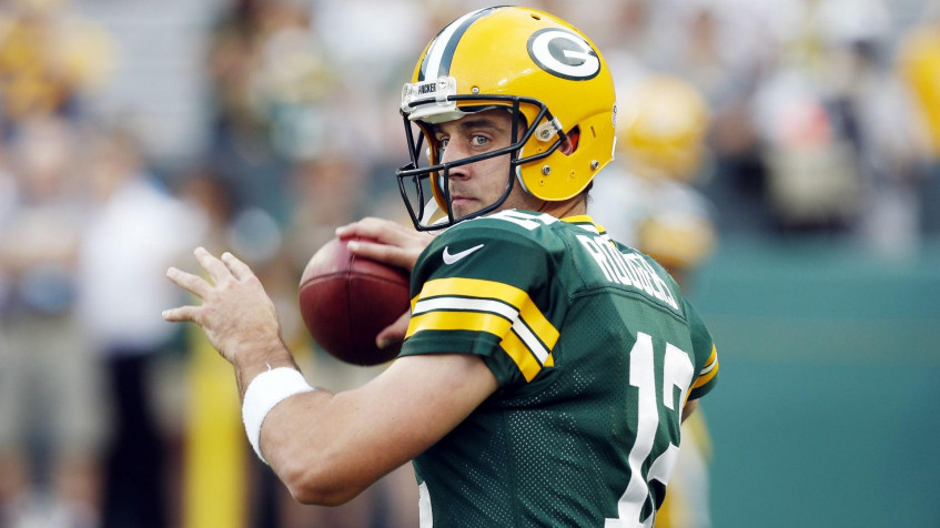 Title Aaron Rodgers Full HD 1080p Wallpaper 1920x1080px