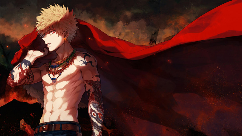 Katsuki Bakugo 4k UHD Wallpaper 3840x2160px