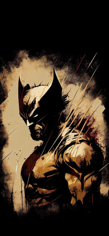 Wolverine Mobile Background 1080x2337px