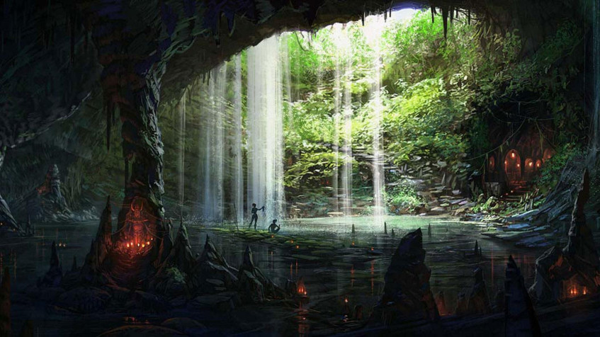 Cave Full HD 1080p Wallpaper 1920x1080px