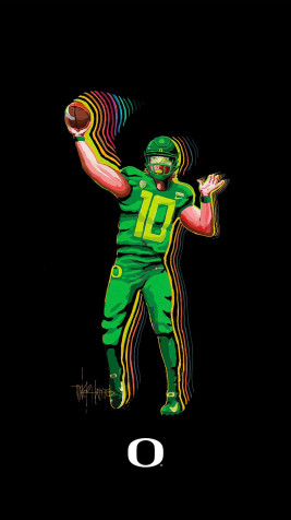 Oregon Ducks Mobile Background 1080x1920px