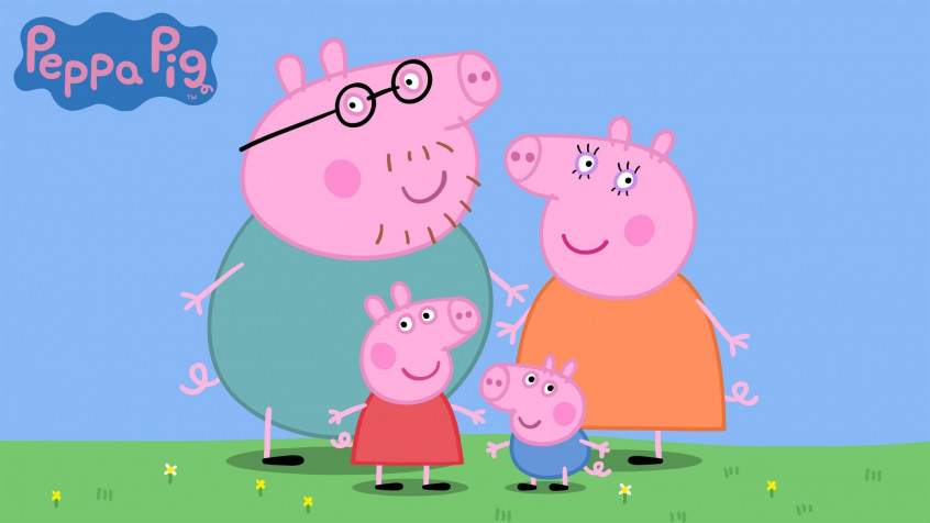 Peppa Pig 2k QHD Wallpaper 2560x1440px