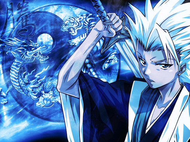 Toshiro Hitsugaya Laptop Background 1920x1440px