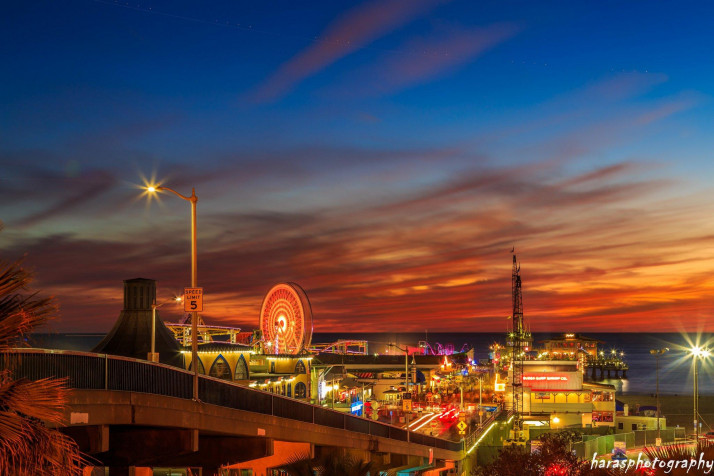 Santa Monica Pier Desktop Background 2048x1365px