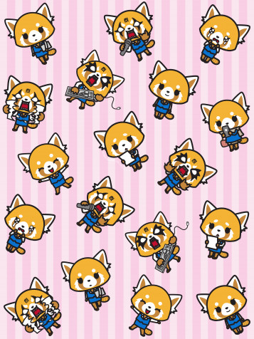 Title Aggretsuko Phone Wallpaper 3125x4167px