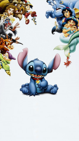 Stitch iPhone Wallpaper 1536x2732px