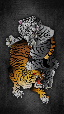 Tiger Mobile Background 1152x2048px