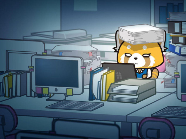 Title Aggretsuko Desktop Wallpaper 1400x1050px