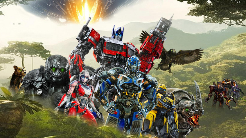 Transformers Rise Of The Beasts Full HD 1080p Wallpaper 1920x1080px