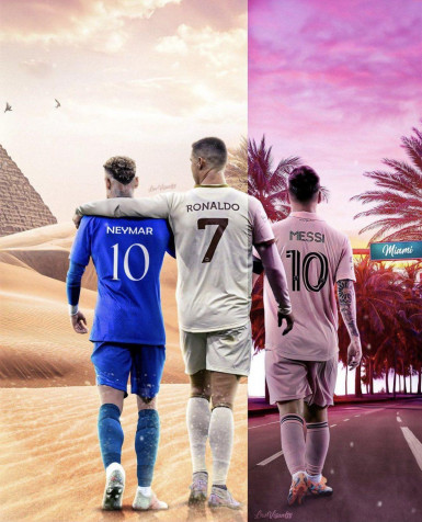 Ronaldo And Messi Wallpaper for iPhone 1170x1447px