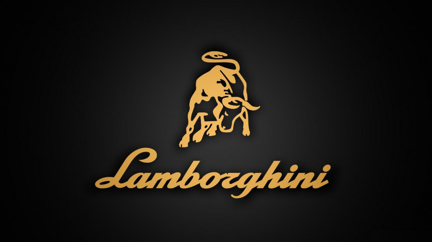 Lamborghini Logo Full HD 1080p Wallpaper 1920x1080px