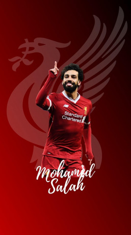 Mohamed Salah Phone HD Background 1080x1920px