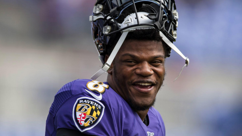 Lamar Jackson Hd Full HD 1080p Wallpaper 1920x1080px