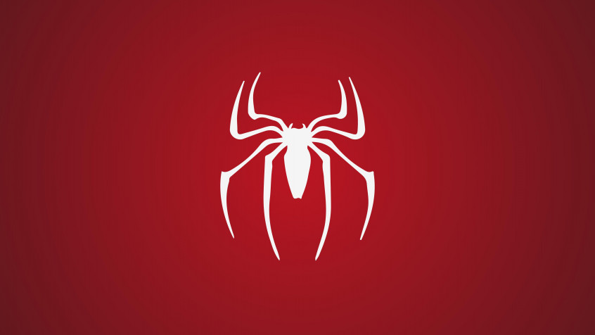 Spiderman Logo Desktop Background 4444x2500px