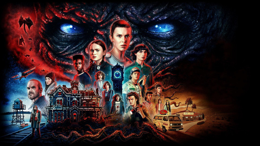 Stranger Things 4 Full HD 1080p Wallpaper 1920x1080px