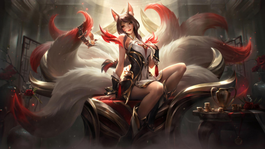 Ahri 4k UHD Wallpaper 3840x2160px