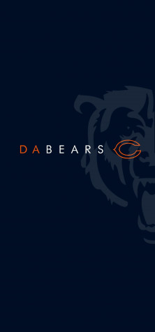 Chicago Bears iPhone Background 1440x3088px