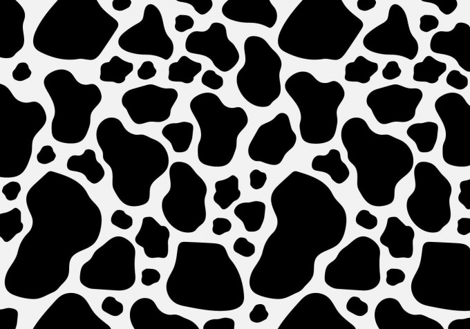 Cow Print Desktop HD Background 1400x980px