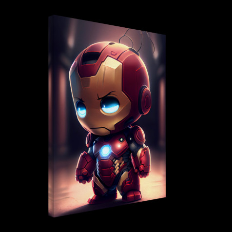 Iron Man Chibi Phone Wallpaper 1214x1214px