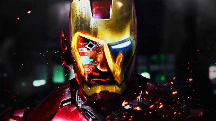 Iron Man Full HD 1080p Wallpaper 1920x1080px