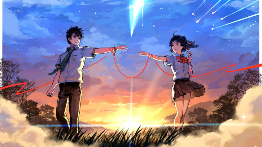 Your Name 2k QHD Wallpaper 2560x1440px