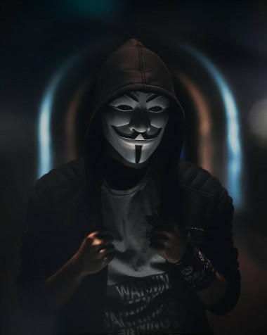 Anonymous Hacker Wallpaper for iPhone 1536x1920px