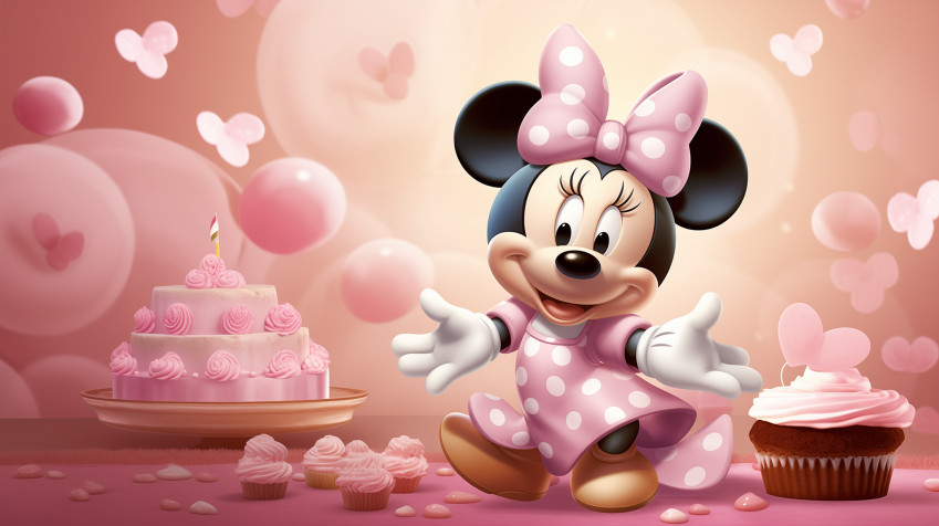 Minnie MacBook Background 2912x1632px