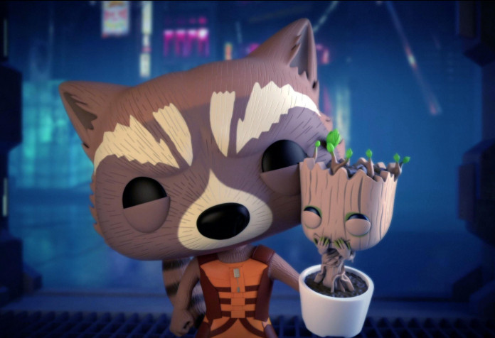 Baby Groot HD Background 3000x2051px