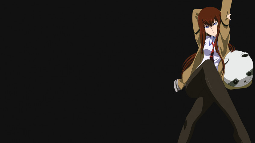 Kurisu Makise Full HD 1080p Wallpaper 1920x1080px