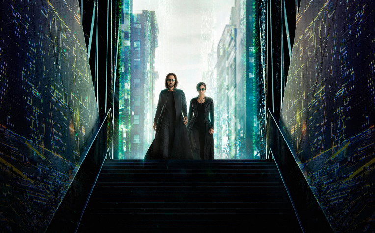 The Matrix Resurrections HD Background 4000x2490px