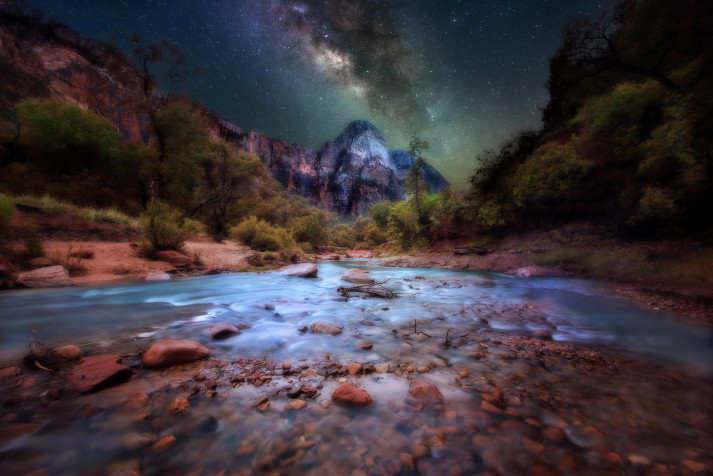 Zion National Park Desktop Background 2048x1367px