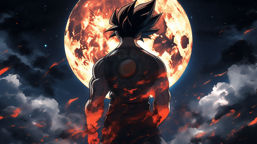 Goku Desktop HD Background 2912x1632px