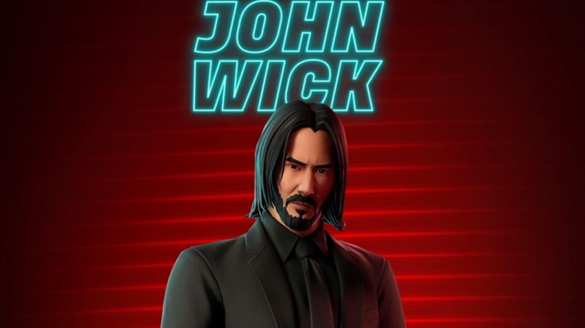 John Wick Fortnite Full HD 1080p Wallpaper 1920x1080px