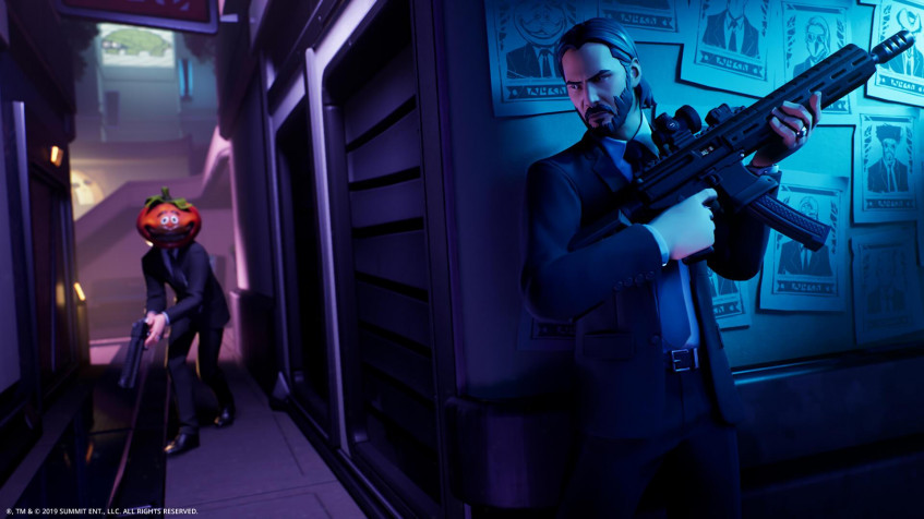 John Wick Fortnite Full HD 1080p Wallpaper 1920x1080px