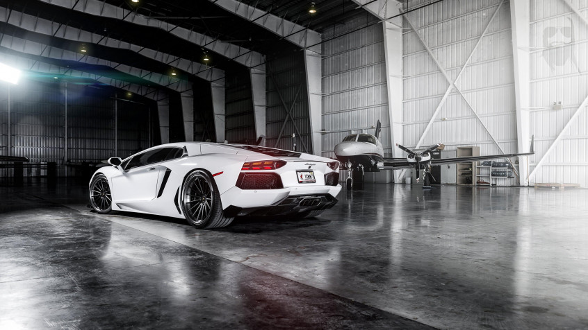 White Lamborghini 4k UHD Wallpaper 3840x2160px