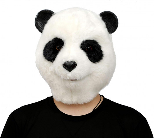 Panda Mask MacBook Wallpaper 1500x1342px