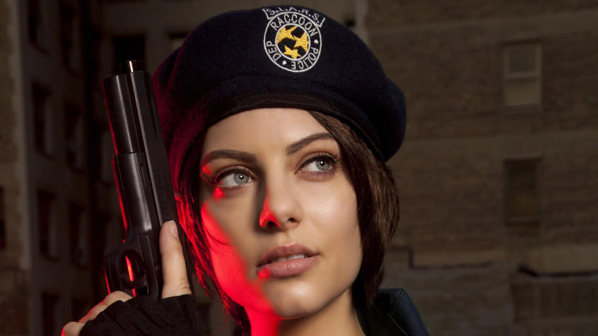 Jill Valentine Desktop Background 3744x2106px