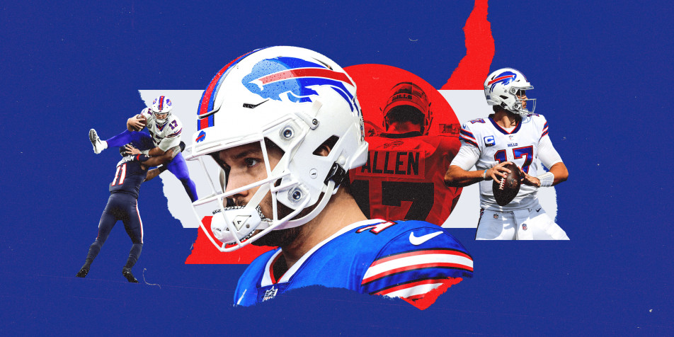 Josh Allen Desktop Background 2560x1280px