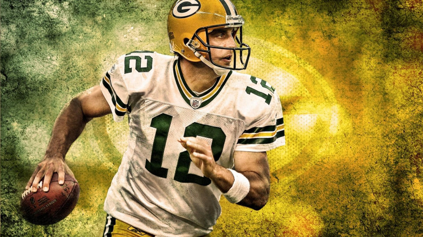 Title Aaron Rodgers Full HD 1080p Wallpaper 1920x1080px