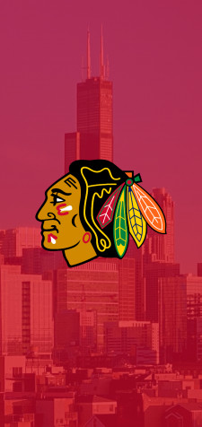 Chicago Blackhawks Android Wallpaper 720x1520px