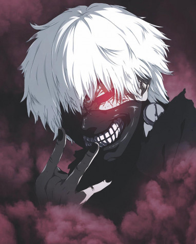 Ken Kaneki iPhone Background 1242x1545px