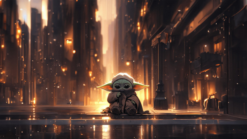 Baby Yoda 4k UHD Wallpaper 3840x2160px