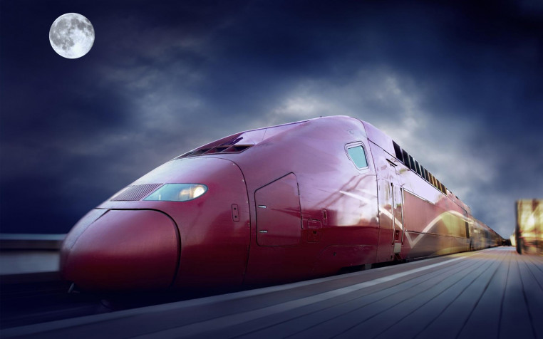 Bullet Train Widescreen HD Wallpaper 1920x1200px