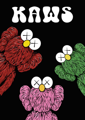 Kaws Phone Wallpaper 929x1300px